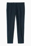 Cos Tailored Straight-leg Pants In Blue