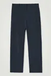 Cos Tailored Wideleg Trousers In Blu In Blu