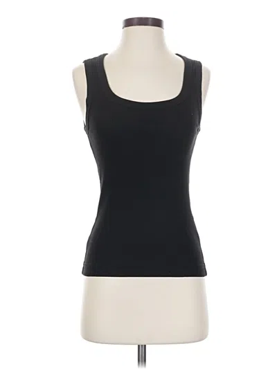 Pre-owned Cos Tank Top Black Square Neckline Tops