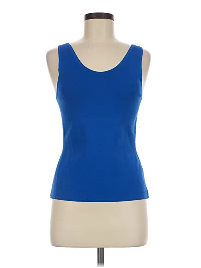 Pre-owned Cos Tank Top Blue Scoop Neck Tops