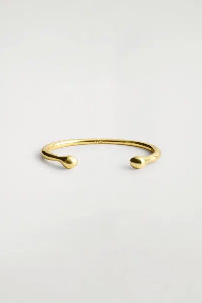 Cos Teardrop Cuff In Gold