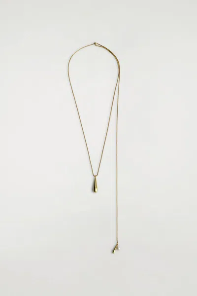 Cos Sautoir À Pendentif Façon Goutte In Gold