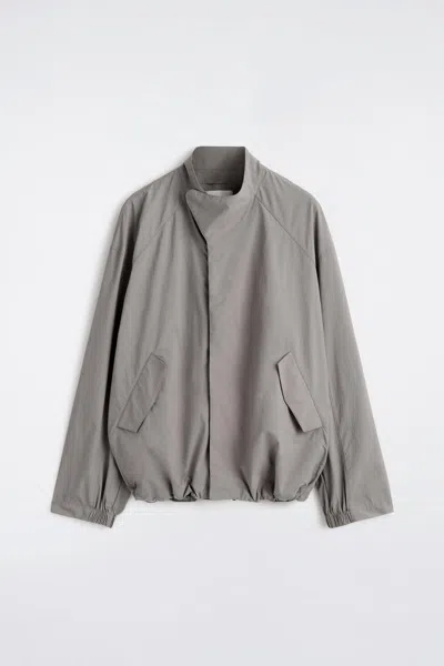 Cos Technical Nylon Sports Jacket In Gray