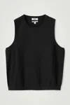Cos Textured Knitted Cotton Tank Top