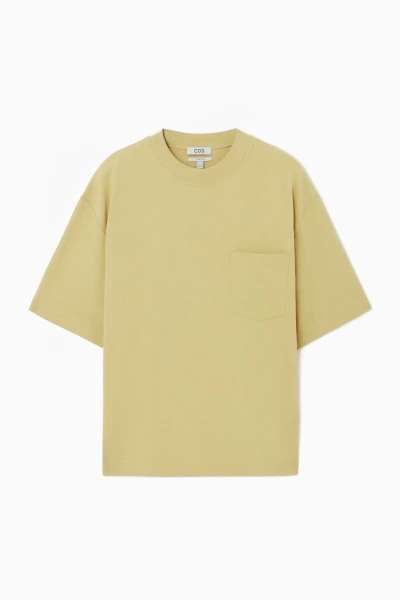 Cos The Heavy Duty T-shirt In Yellow