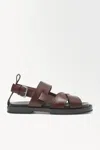 COS THE LEATHER WRAP SANDALS