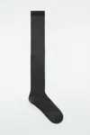 Cos The Long Mesh Socks In Black