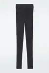 Cos The Longline Merino Wool Leggings In Black