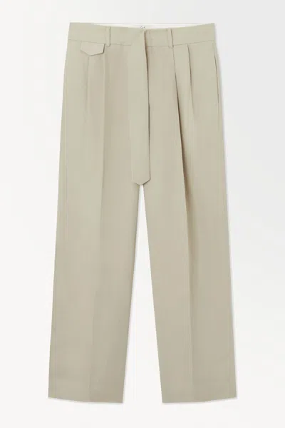 Cos The Pleated Pants In Beige