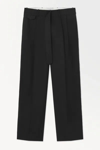 Cos The Pleated Pants In Black