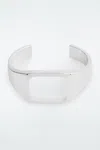 Cos The Sculpted Cuff In Silver