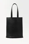 COS THE SCULPTED TOTE - LEATHER