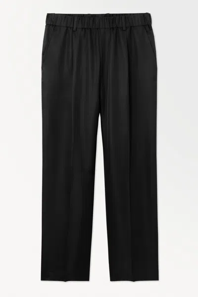 Cos The Silk Trousers In Black
