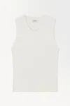 COS THE RIBBED-KNIT TANK TOP