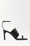 Cos The Sphere Heeled Sandals In Black