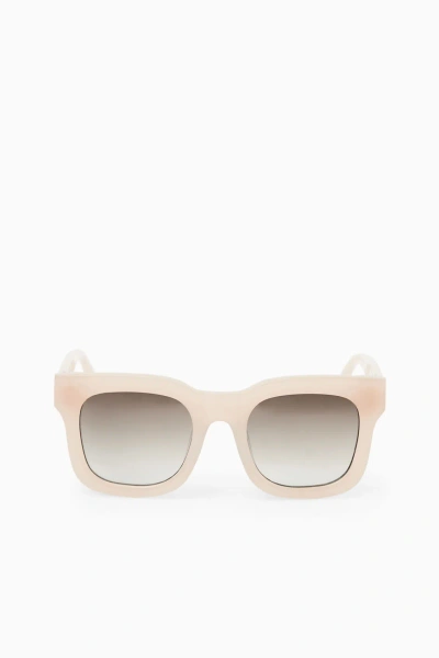 Cos Gaze Sunglasses - D-frame In Pink