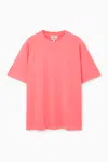 Cos The Super Slouch T-shirt In Pink