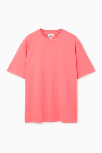 Cos The Super Slouch T-shirt In Pink
