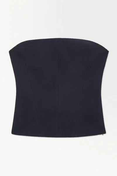 Cos The Wool Bandeau In Blue