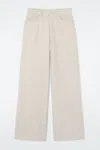 Cos Tide Jeans - Wide In Beige