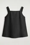 Cos Tie-back Linen Top
