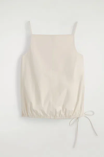 Cos Tie-detail Cotton Top
