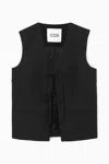 COS TIE-FRONT VEST