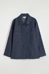 Cos Surchemise Détail À Nouer En Denim