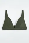 Cos Top Bikini In Scuba In Verde