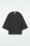 Cos Trapeze T-shirt In Black