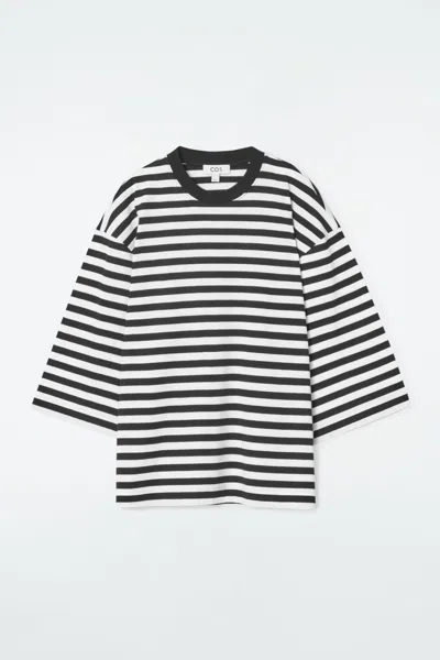 Cos Trapeze T-shirt In Black
