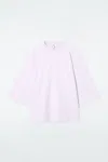Cos Trapeze T-shirt In Purple