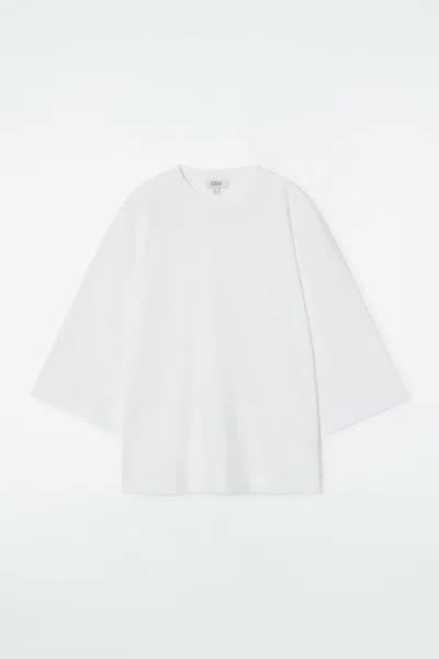 Cos Trapeze T-shirt In White