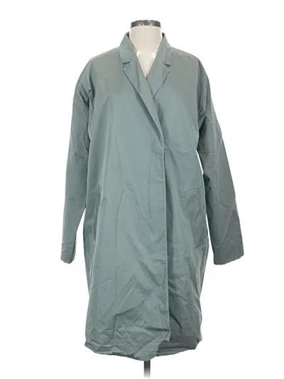 Pre-owned Cos Trenchcoat In Blue