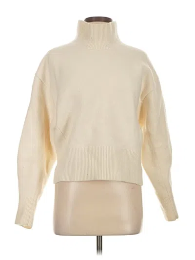 Pre-owned Cos Turtleneck Sweater In White