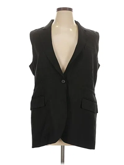 Pre-owned Cos Tuxedo Vest In Black