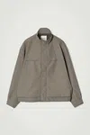 COS TWILL UTILITY BOMBER JACKET