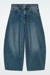 Cos Twine Barrel-leg Jeans In Blue