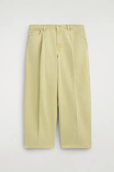 Cos Jeans Twine Dal Taglio Barrel In Yellow