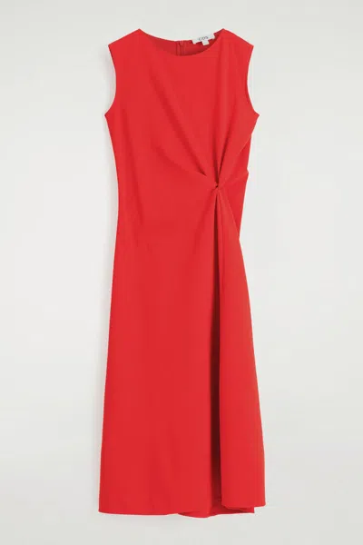 Cos Twist-detail Midi Dress