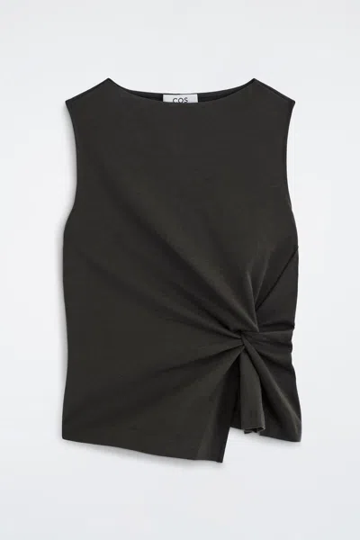 Cos Twist-detail Top In Green