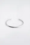 Cos Twisted Sterling Silver Cuff In Silver