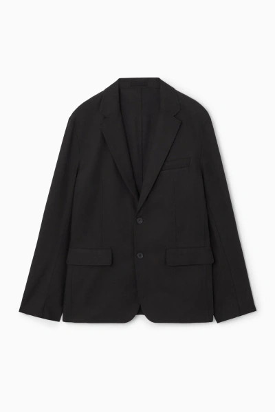 Cos Unstructured Blazer - Regular In Black