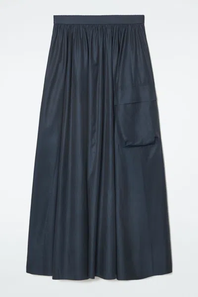 Jupe Courte COS Bleue Taille S – Coupe A-line Neuve Avec étiquettes