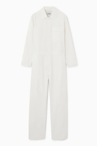 Cos Utility Boilersuit In White
