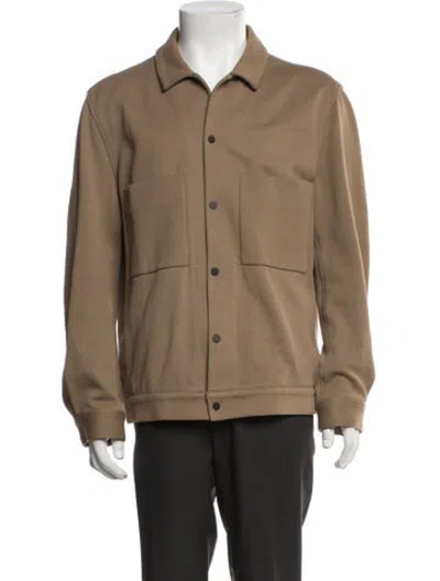 Pre-owned Cos Utility Jacket In Brown