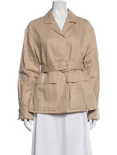 Pre-owned Cos Utility Jacket In Brown/neutrals