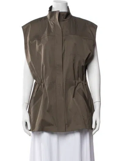 Pre-owned Cos Utility Jacket In Green