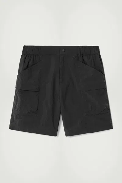 Cos Utility Swim Shorts In Black