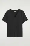 Cos V-neck Cotton T-shirt